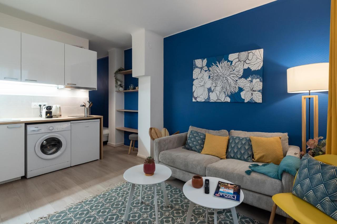 Studio Blue Confort , Proche Gare Part Dieu Apartment Villeurbanne Exterior foto